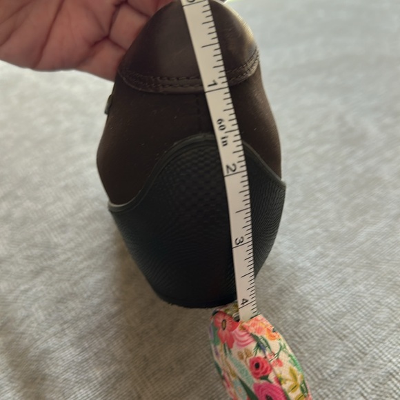 Ecco 39 / US 8 Brown Heel- Excellent condition sculptured Gore Tex slip on - Picture 8 of 8